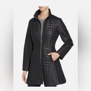 Kate Spade Black Quilted Puffer Coat